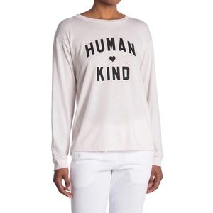 NWT Sub_Urban Riot Human Kind Boyfriend Long Sleeve Tee SMALL